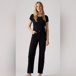 Black Levi's Ribcage Straight 28x29